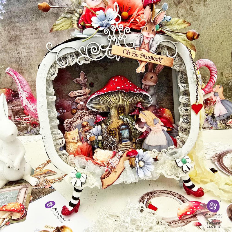 Prima Marketing Return To Wonderland Mould 5"X8" Fairyland Fungi