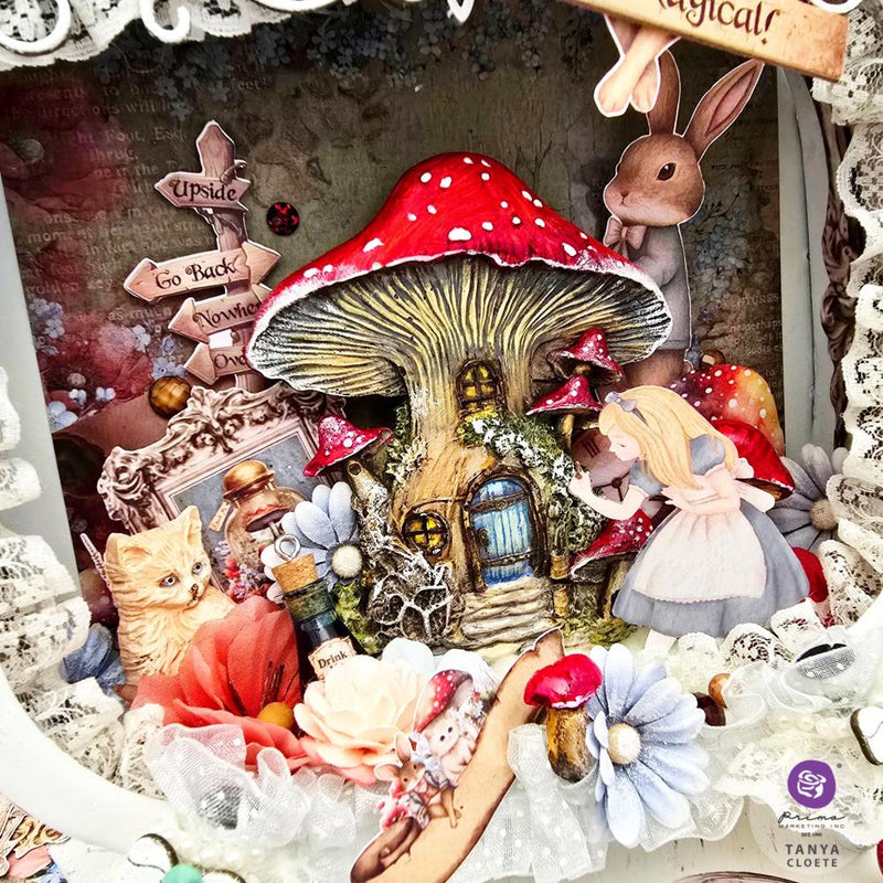 Prima Marketing Return To Wonderland Mould 5"X8" Fairyland Fungi