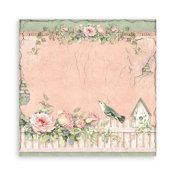 Stamperia Single-Sided Paper Pad 12"x 12" 22/Pkg - House of Roses