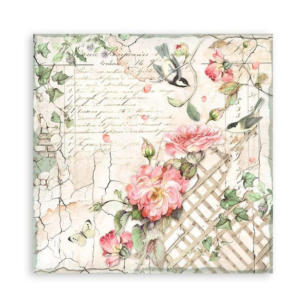 Stamperia Single-Sided Paper Pad 12"x 12" 22/Pkg - House of Roses