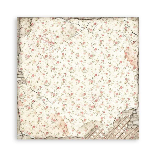 Stamperia Single-Sided Paper Pad 12"x 12" 22/Pkg - House of Roses