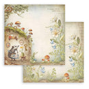 Stamperia Double-Sided Paper Pad 12"x 12" 10/Pkg - Hidden Grove