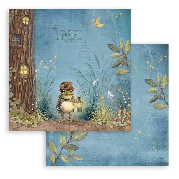 Stamperia Scrapbooking Pad 8"x 8" 10/Pkg - Hidden Grove