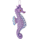 Bucilla Felt Ornaments Applique Kit Set Of 6 Santa's Sea Life