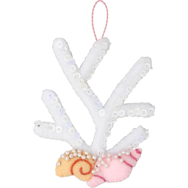 Bucilla Felt Ornaments Applique Kit Set Of 6 Santa's Sea Life