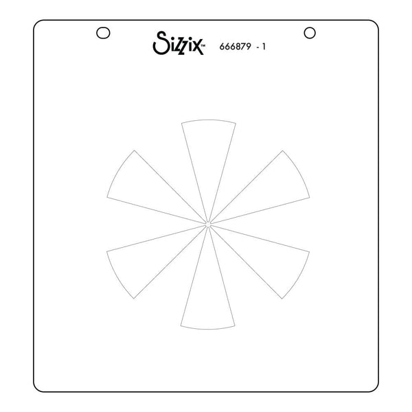 Sizzix Layered Stencils By Eileen Hull 3/Pkg - Colour Wheel