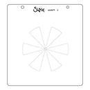 Sizzix Layered Stencils By Eileen Hull 3/Pkg - Colour Wheel