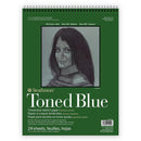 Strathmore 400 Series Toned Blue Sketch Pad 11"x 14" Wire Bound - 24 Sheets