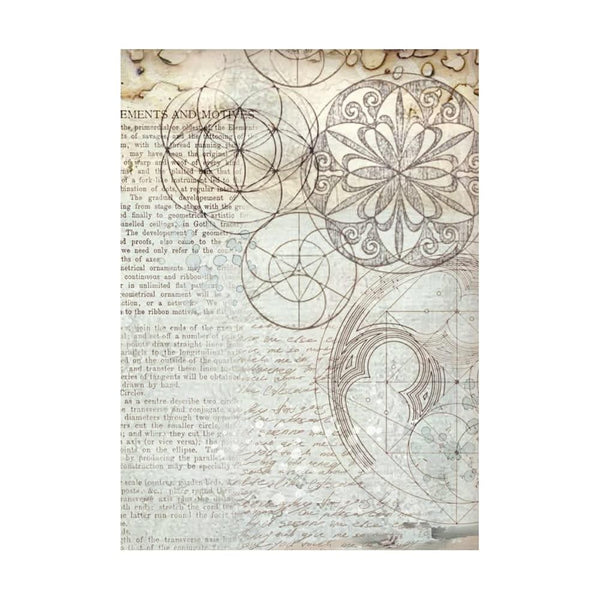 Stamperia Assorted Rice Paper Backgrounds A6 8/Sheets - Silent Sea^