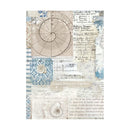 Stamperia Assorted Rice Paper Backgrounds A6 8/Sheets - Silent Sea^
