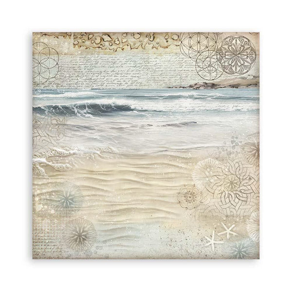 Stamperia Single-Sided Paper Pad 12"x 12" 22/Pkg - Silent Sea