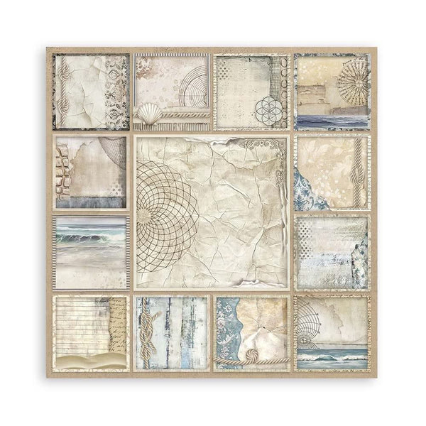 Stamperia Single-Sided Paper Pad 12"x 12" 22/Pkg - Silent Sea