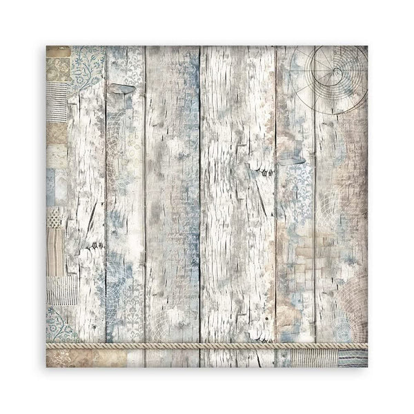 Stamperia Single-Sided Paper Pad 12"x 12" 22/Pkg - Silent Sea