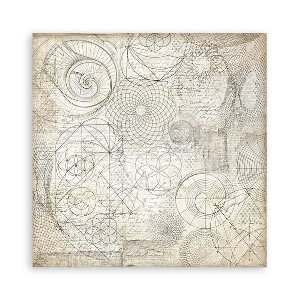Stamperia Single-Sided Paper Pad 12"x 12" 22/Pkg - Silent Sea