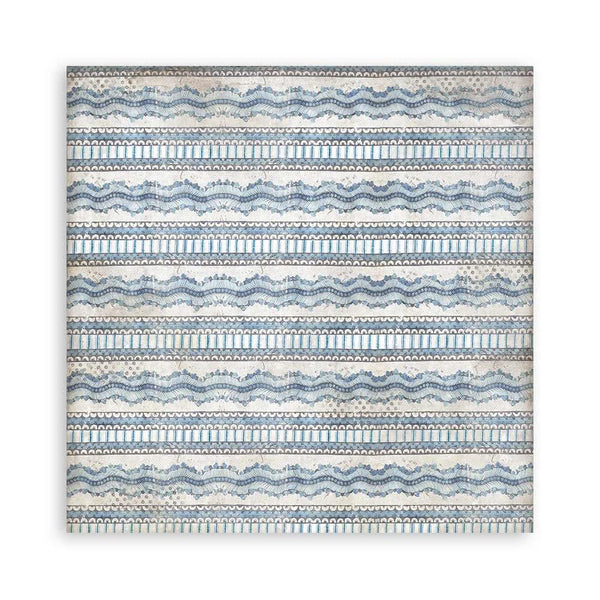 Stamperia Single-Sided Paper Pad 12"x 12" 22/Pkg - Silent Sea