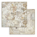 Stamperia Backgrounds Double-Sided Paper Pad 8"x 8" 10/Pkg - Silent Sea
