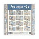 Stamperia Scrapbooking Pad 12"x 12" 10/Pkg - Silent Sea