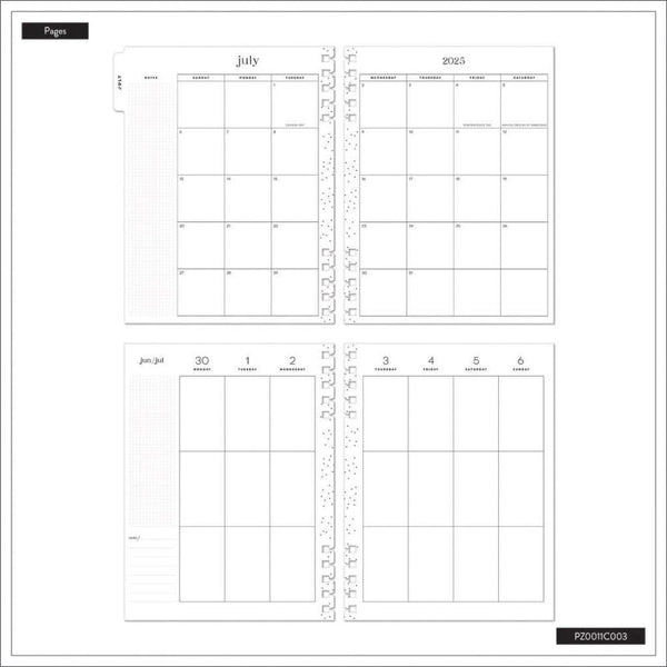 Happy Planner Classic 12-Month Planner In the Moment; Jul '25 - Jun '26
