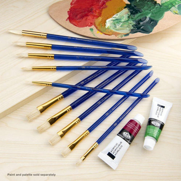 Royal Brush White Bristle Brush 10/Pkg