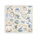 Stamperia Stickers 6.5"x 6.5" 4/Pkg - Timeless