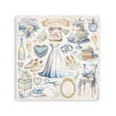 Stamperia Stickers 6.5"x 6.5" 4/Pkg - Timeless