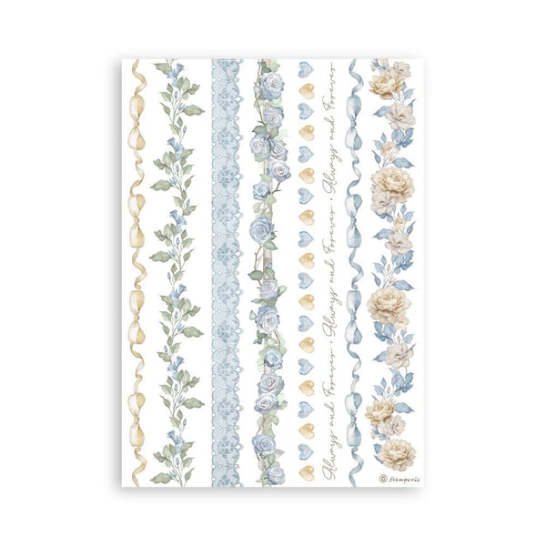 Stamperia A5 Washi Pad 8/Pkg - Timeless