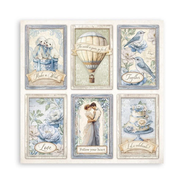 Stamperia Single-Sided Paper Pad 8"x 8" 22/Pkg - Timeless^