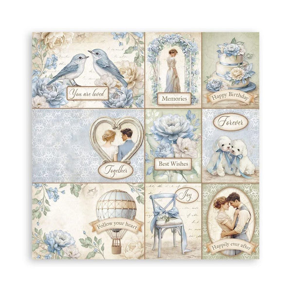 Stamperia Single-Sided Paper Pad 8"x 8" 22/Pkg - Timeless^