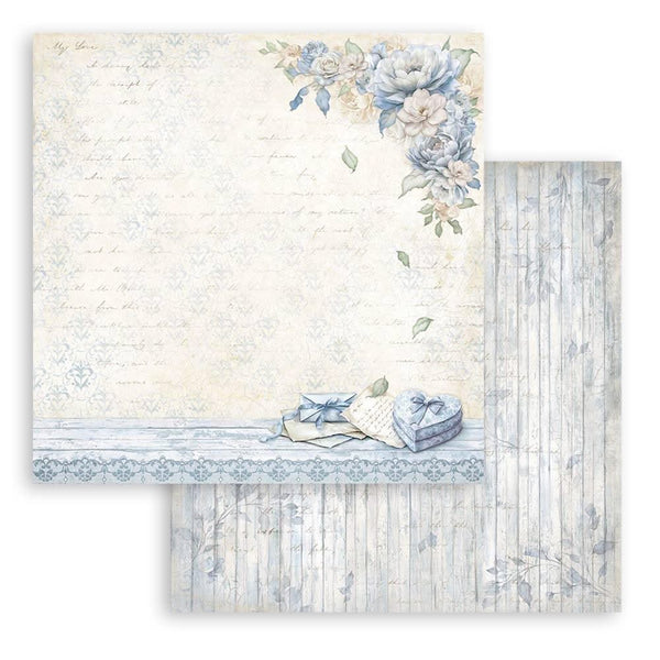 Stamperia Backgrounds Double-Sided Paper Pad 8"x 8" 10/Pkg - Timeless