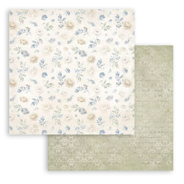 Stamperia Backgrounds Double-Sided Paper Pad 8"x 8" 10/Pkg - Timeless