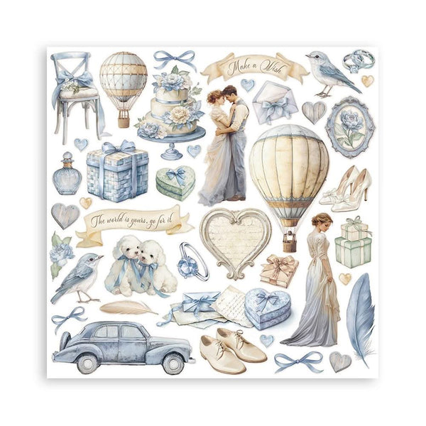 Stamperia Scrapbooking Pad 12"x 12" 10/Pkg - Timeless