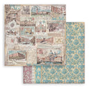 Stamperia Scrapbooking Pad 8"x 8" 10/Pkg - Venice City of Art
