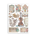 Stamperia A5 Washi Pad 8/Pkg - Venice City of Art
