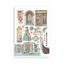 Stamperia A5 Washi Pad 8/Pkg - Venice City of Art