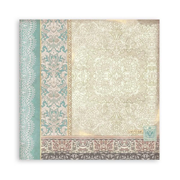 Stamperia Single-Sided Paper Pad 12"x 12" 22/Pkg - Venice City of Art^