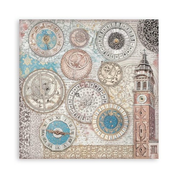 Stamperia Single-Sided Paper Pad 12"x 12" 22/Pkg - Venice City of Art^