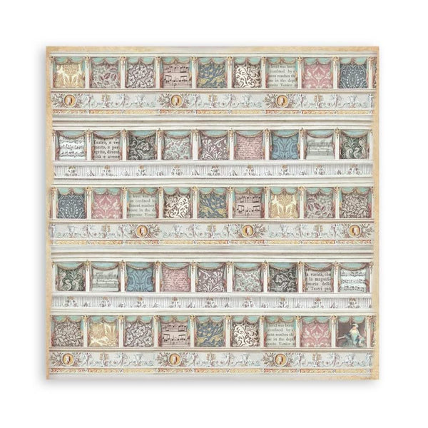 Stamperia Single-Sided Paper Pad 12"x 12" 22/Pkg - Venice City of Art^
