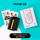 Liene Photo Sticker Cutter Paper 4"x 7" W/Ink Cartridge 72 Sheets