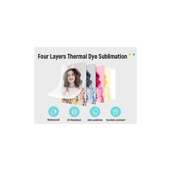 Liene Photo Sticker Cutter Paper 4"x 7" W/Ink Cartridge 72 Sheets