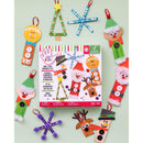 Colorbok Kids Christmas Holiday Ornament Kit Popsicle Stick