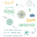 Sizzix Thinlits Die & A5 Stamp Set By 49 And Market Wanderlust Explorer