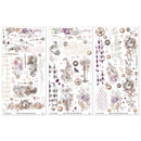 49 And Market Rub-On Transfer Set 6"X12" Echoes Of Time