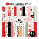 Carta Bella Double-Sided Cardmakers Mega Paper Pad 6"X6" Be Mine