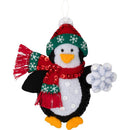 Bucilla Felt Ornaments Applique Kit Set Of 4 Polar Pal Parade