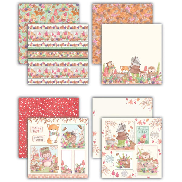 Craft Consortium Double-Sided Paper Pad 8"X8" 36/Pkg Tales From Oak Wood