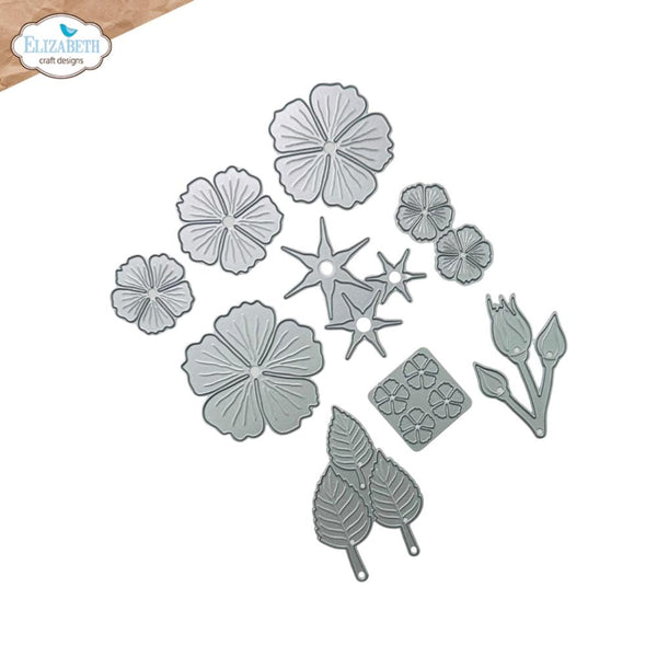 Elizabeth Craft Metal Die Rose
