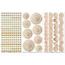 49 And Market Essential Rub-On Transfer Set 6"X12" Nostalgic Memories