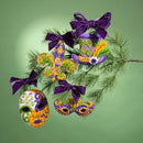 Bucilla Felt Ornaments Applique Kit Set Of 4 Mardi Gras