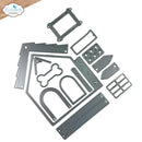 Elizabeth Craft Metal Die Dog House Build A Book