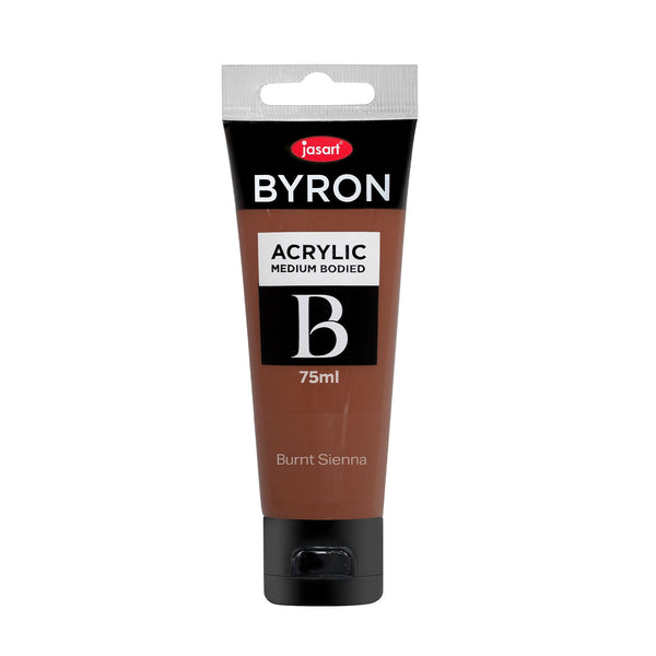 Jasart Byron Acrylic Paint 75ml - Burnt Sienna